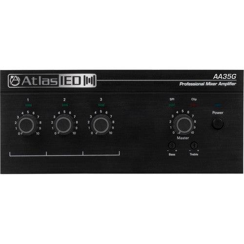 Atlas Sound AA35G 3-Input, 35-Watt Mixer Amplifier With Global Power Supply