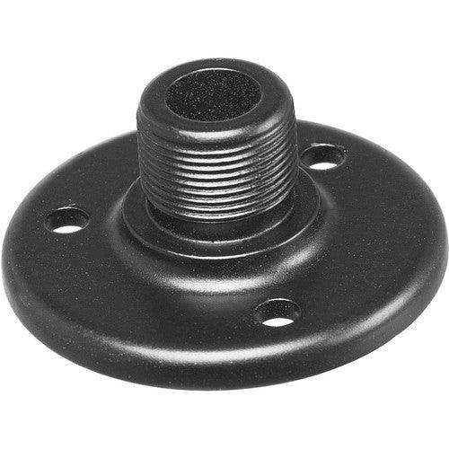 Atlas Sound AD-12BE Desk Top Mounting Flange - with: 5/8"-27 Male Fitting 1-3/4" Base Diameter