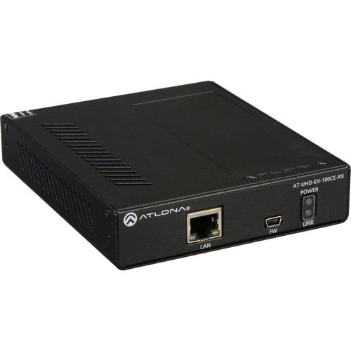 Atlona 4K/UHD HDMI Over HDBaseT Receiver with Control and PoE (100m) - AT-UHD-EX-100CE-RX-PSE