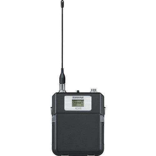 Shure ADX1LEMO3TA=-G57 Digital Wireless Bodypack Transmitter with LEMO3 (G57: 470 to 608 MHz) (TAA-Compliant)