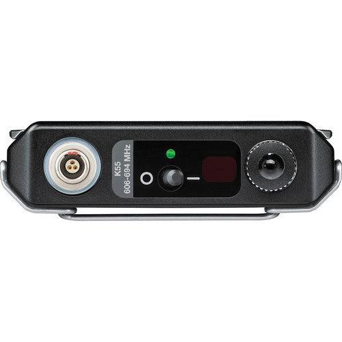 Shure ADX1LEMO3TA=-K54 Digital Wireless Bodypack Transmitter with LEMO3 (K54: 606 to 663 MHz) (TAA-Compliant)