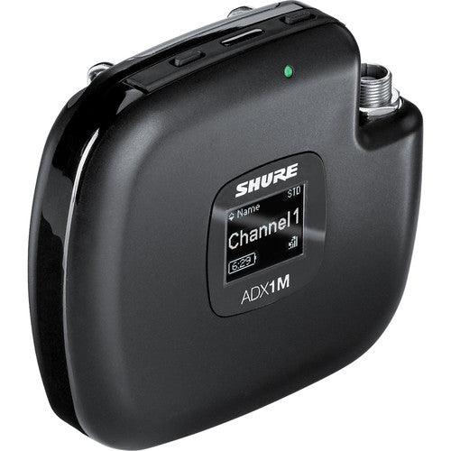 Shure ADX1MTA=-K54 Digital Micro Bodypack Wireless Transmitter (K54: 606 to 663 MHz) (TAA-Compliant)