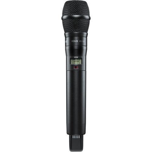 Shure ADX2TA/K9B=-G57 Digital Handheld Wireless Microphone Transmitter with KSM9 Capsule (G57: 470 to 616 MHz, Black) (TAA-Compliant)