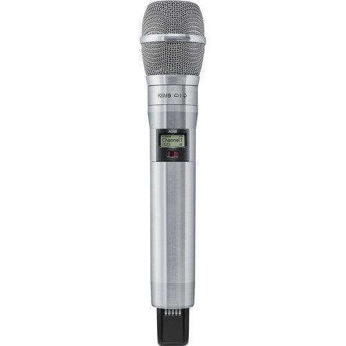 Shure ADX2TA/K9HSN=-G57 Digital Handheld Wireless Microphone Transmitter with KSM9 Capsule (G57: 470 to 616 MHz, Nickel) (TAA-Compliant)