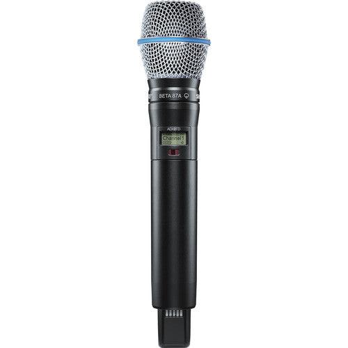 Shure ADX2FDTA/B87A=-G57 Digital Handheld Wireless Microphone Transmitter with Beta 87A Capsule (G57: 470 to 616 MHz) (TAA-Compliant)