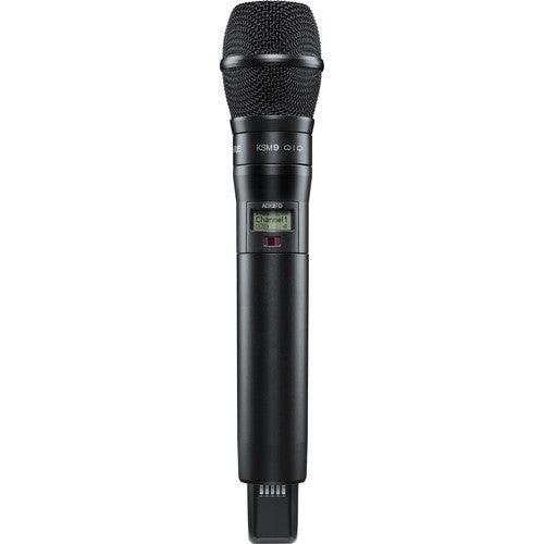 Shure ADX2FDTA/K9B=-G57 Digital Handheld Wireless Microphone Transmitter with KSM9 Capsule (G57: 470 to 616 MHz, Black) (TAA-Compliant)