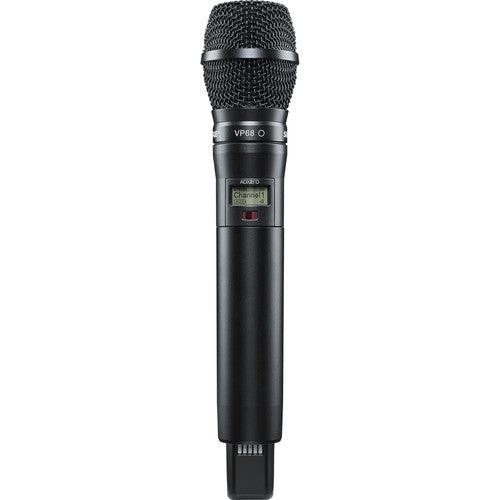 Shure ADX2FDTA/VP68=-G57 Digital Handheld Wireless Microphone Transmitter with VP68 Capsule (G57: 470 to 616 MHz) (TAA-Compliant)