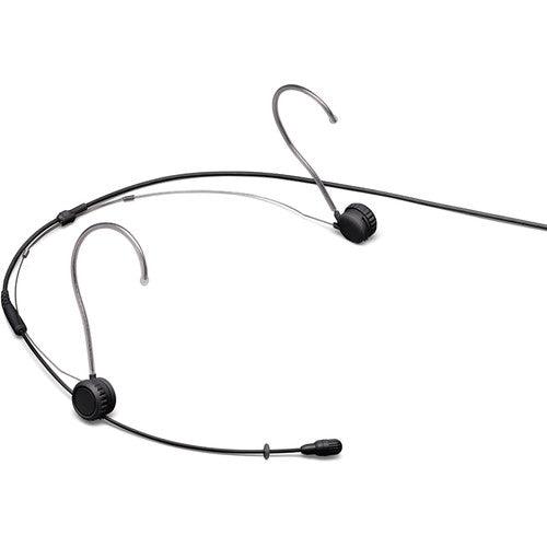 Shure TH53B/O-MTQG-TA Omnidirectional Headset Microphone (TA4F, Black) (TAA-Compliant)