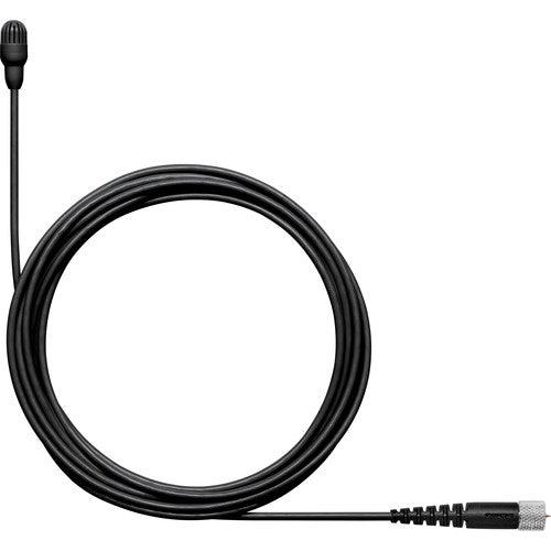 Shure TL47B/O-MDOT-A-TA Omnidirectional Lavalier Microphone with Microdot Connector and Accessories (Black) (TAA-Compliant)