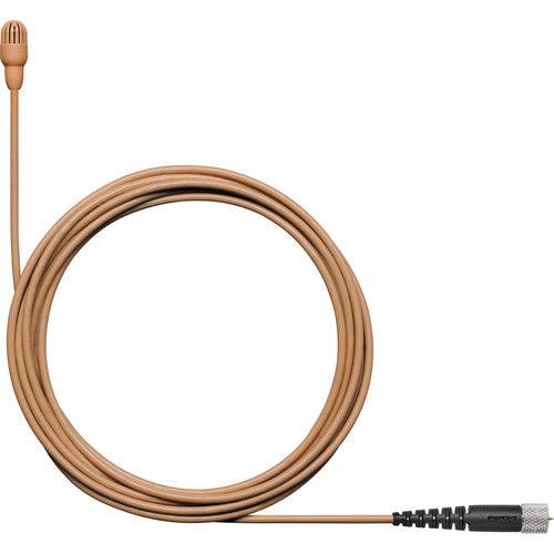 Shure TL47C/O-MDOT-A-TA Omnidirectional Lavalier Microphone with Microdot Connector and Accessories (Cocoa) (TAA-Compliant)