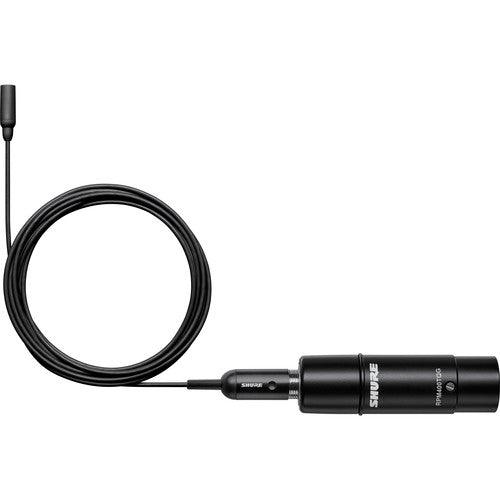 Shure TL48B/O-XLR-A-TA Omnidirectional Lavalier Microphone (XLR, Black) (TAA-Compliant)