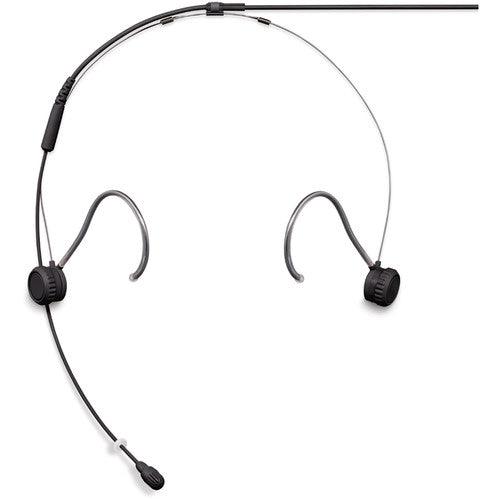 Shure TH53B/O-MTQG-TA Omnidirectional Headset Microphone (TA4F, Black) (TAA-Compliant)