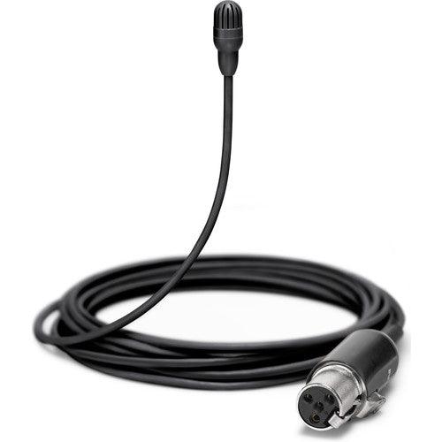 Shure TL47B/O-MTQG-TA Omnidirectional Lavalier Microphone (TA4F, Black) (TAA-Compliant)