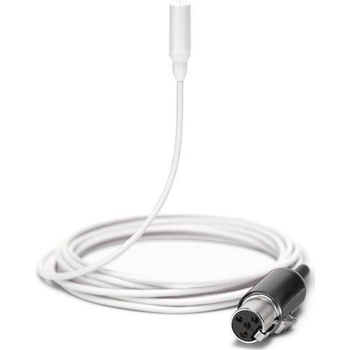 Shure TL48W/O-MTQG-A-TA Omnidirectional Lavalier Microphone (TA4F, White) (TAA-Compliant)