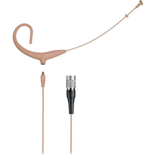 Audio-Technica BP894xcW-TH MicroSet Cardioid Condenser Headworn Microphone and Detachable Cable (Beige, 4-Pin Hirose)