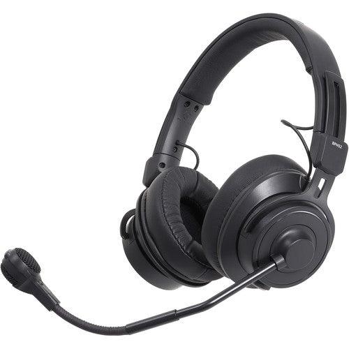 Audio-Technica BPHS2A Stereo Broadcast Headset with Hypercardioid Dynamic Boom Microphone