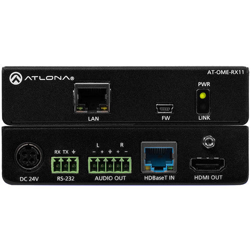 Atlona Omega 4K HDMI over HDBaseT Receiver with Audio - AT-OME-RX11