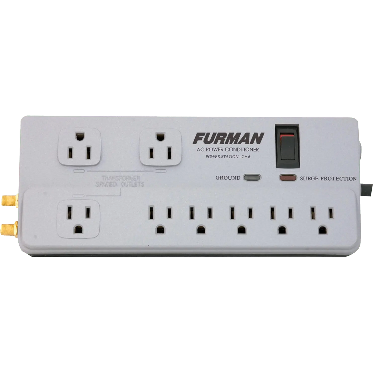 Furman PST-2+6 AC power strip with 8 outlets