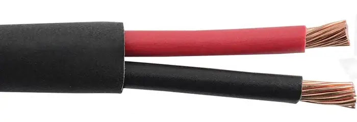 Liberty AV 16-2C-P-BLK-250 250' Black Commercial Grade General Purpose 16 AWG 2-Conductor Plenum