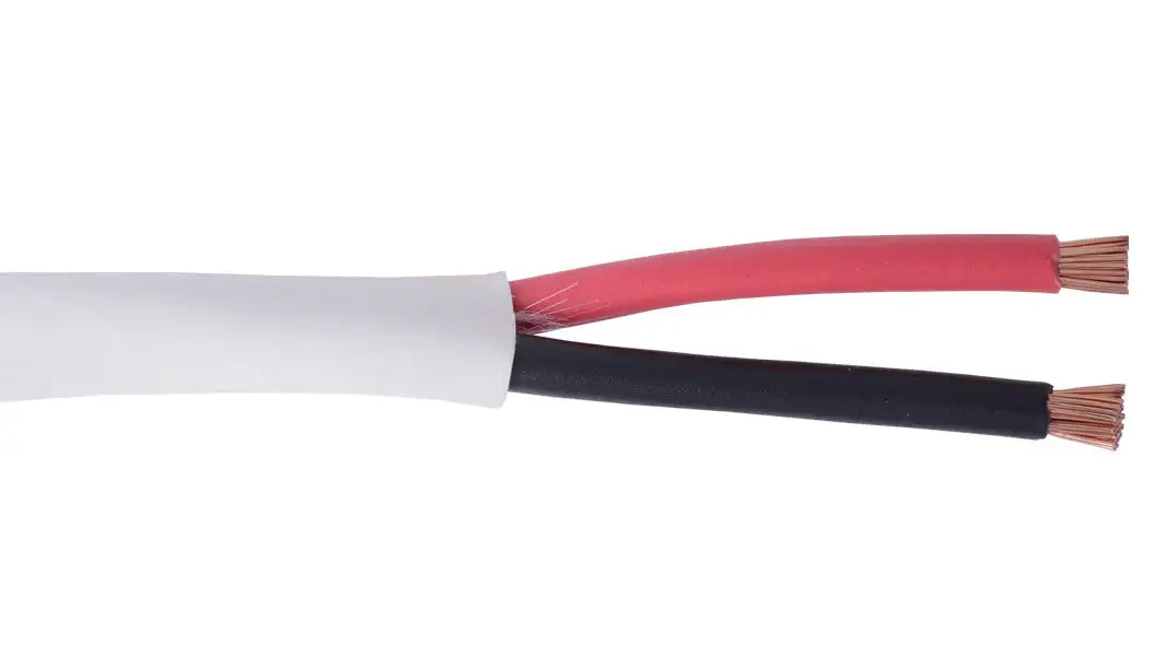 Liberty AV 1000' White Tight Tube Plenum 14 AWG 2-Conductor Speaker Cable Reel