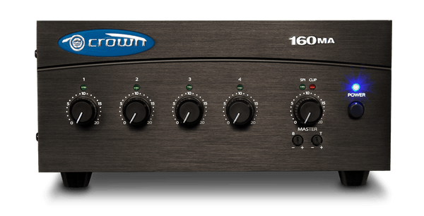 Crown G160MA Four Input, 60W Mixer-Amplifier