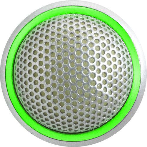 Shure MX395AL/C-LED-TA Microflex Low-Profile Cardioid Boundary Microphone with Logic-Control LED for Installs (Silver) (TAA-Compliant)