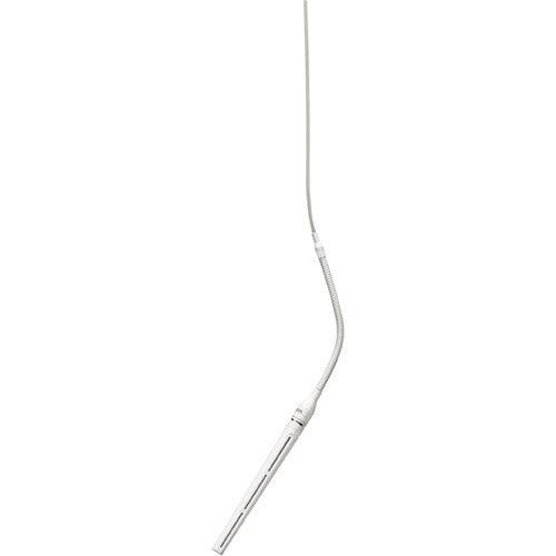 Shure MX202W-A/MS-TA Microflex Overhead Mini-Shotgun Microphone with Stand Mount Adapter and XLR Connector (White) (TAA-Compliant)