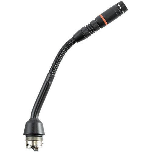 Shure MX405RLP/C-TA 5" Shock-Mounted Gooseneck Mic with Cardioid Capsule, No Preamp, and Red LED Ring on Top (Black) (TAA-Compliant)