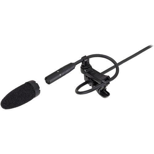 Audio-Technica BP898c Subminiature Cardioid Lavalier Microphone (Black, Unterminated)