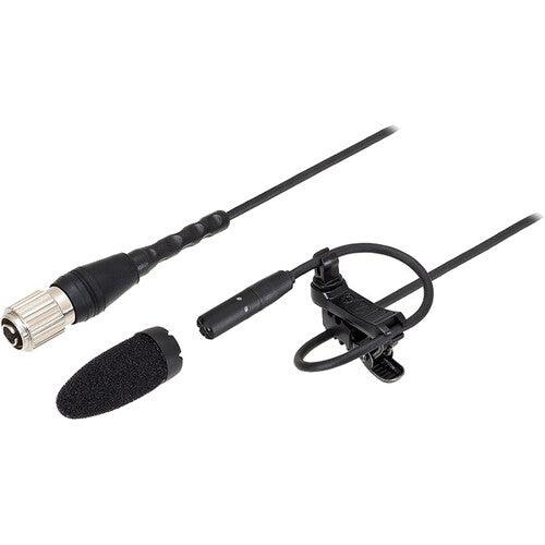 Audio-Technica BP898cH Subminiature Cardioid Lavalier Microphone (Black, cH-Style Connector)