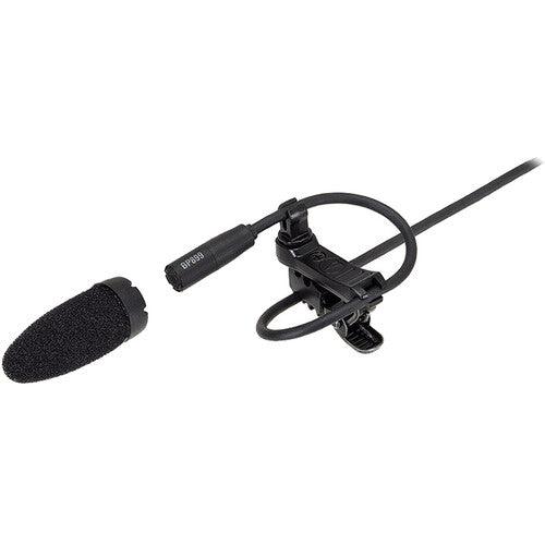 Audio-Technica BP899c Subminiature Omnidirectional Lavalier Microphone (Black, Unterminated)