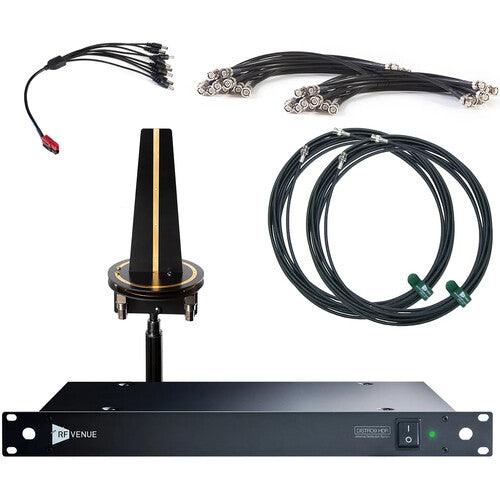 Audio-Technica D-OMNID9 RF Venue Bundle with 9-Channel Antenna Distribution System,25-Foot Coaxial Cables