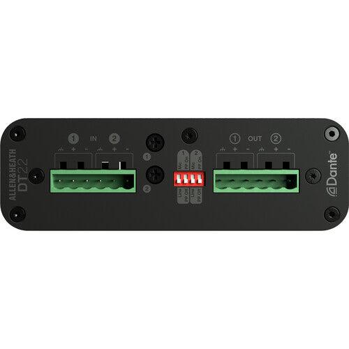 Allen & Heath AH-DT-22-M Dante Input / Output Interface with No Power Supply