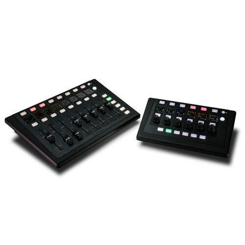 Allen & Heath AH-IP-8 8 motorized fader controller, PoE+ powered, includes PSU