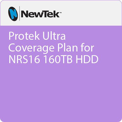 NewTek ProTek 1-Year Ultra Coverage Plan for NRS16 160TB HDD with 4 x 10 GbE - PTU-000000050