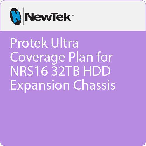 NewTek ProTek 1-Year Ultra Coverage Plan for NRS16 32TB HDD Expansion Chassis - PTU-000000054
