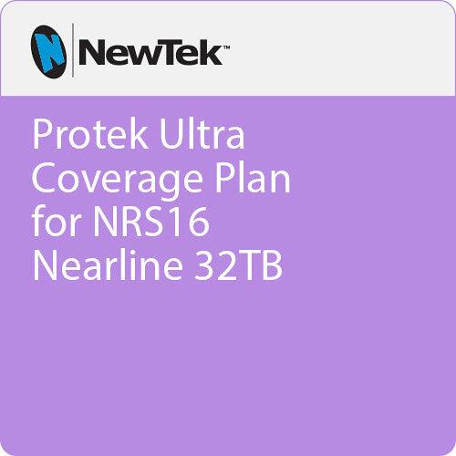 NewTek PTUNRSNL16-32TB ProTek 1-Year Ultra Coverage Plan for NRS16 Nearline 32TB Expansion Chassis with 2 x 10GbE - PTU-000000057