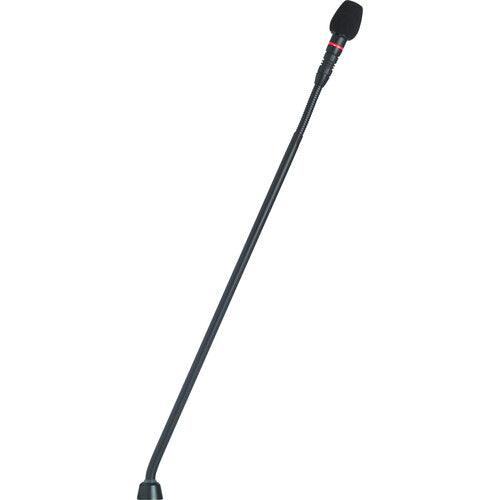 Shure MX415LP/N-TA 15" Microflex Modular Gooseneck Microphone with Top Light Ring (Black, No Preamp, No Mic Capsule) (TAA-Compliant)