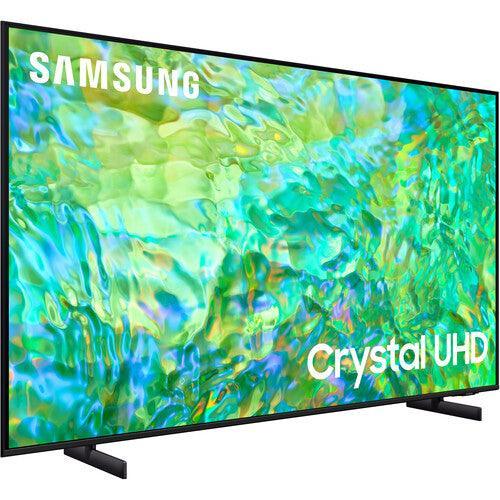 Samsung 65" CU8000 Crystal UHD 4K HDR Smart LED TV (60Hz, WiFi, Black) - UN65CU8000FXZA
