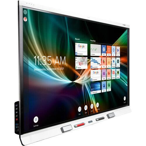 SMART Board 6000 Series 86" 4K Pro Interactive Display w/ iQ and Meeting Pro Software (White Bezels) - SBID-6286S-V3-PW