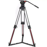 Teris TS150CF-Q Fluid Head & Tripod Kit, Carbon Fiber