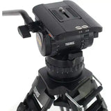 Teris TS150CF-Q Fluid Head & Tripod Kit, Carbon Fiber