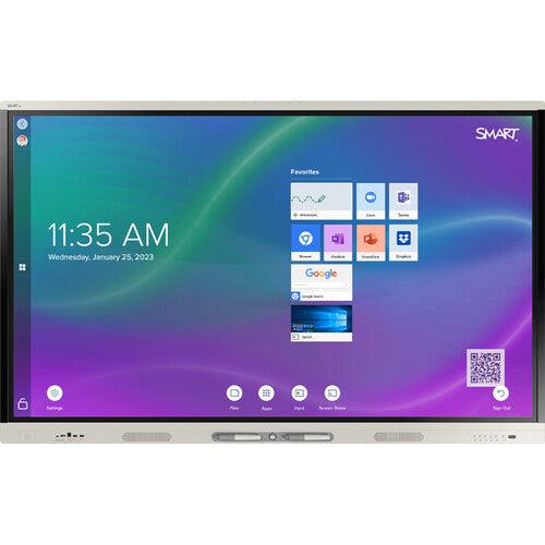 SMART Board 6000 Series 86" 4K Pro Interactive Display w/ iQ and Meeting Pro Software (White Bezels) - SBID-6286S-V3-PW