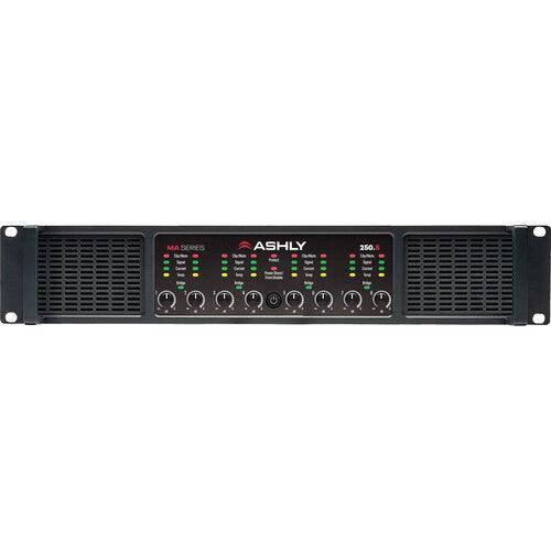 ASHLY MA250.8 8-Channel Multi-Mode Power Amplifier, 8x250W at 2/4/8 Ohms and 70V/25V