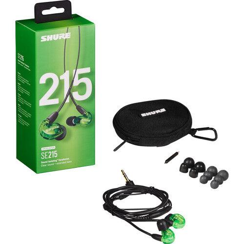 Shure SE215SPE-GN Pro Limited Edition Sound-Isolating Earphones (Green)