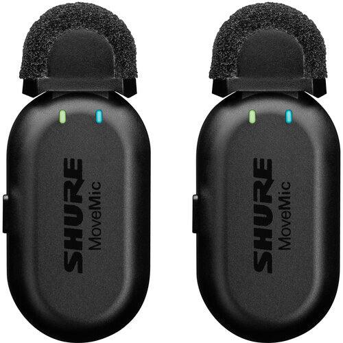 Shure MV-TWO-Z7 MoveMic Two 2-Person Clip-On Wireless Microphone System for Mobile Devices