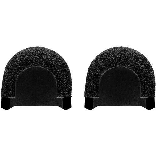 Shure AMV-LAV-WS/B Foam Windscreen for MoveMic Lav (2-Pack, Black)