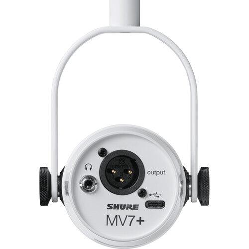 Shure MV7+-W Podcast XLR/USB Microphone (White)