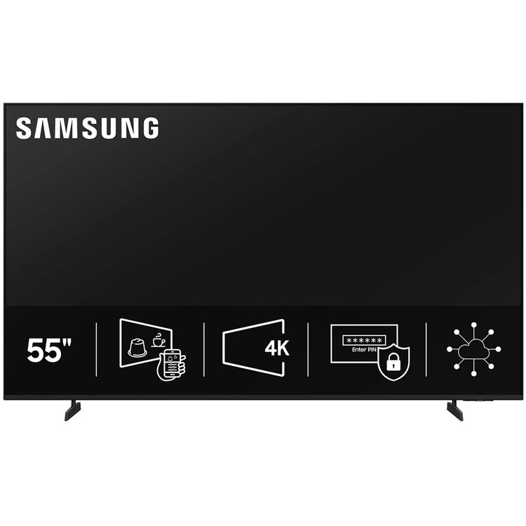 Samsung BE55FX-H 55" Commercial TV Crystal UHD Display, 300nit, 16/7 Displays Samsung