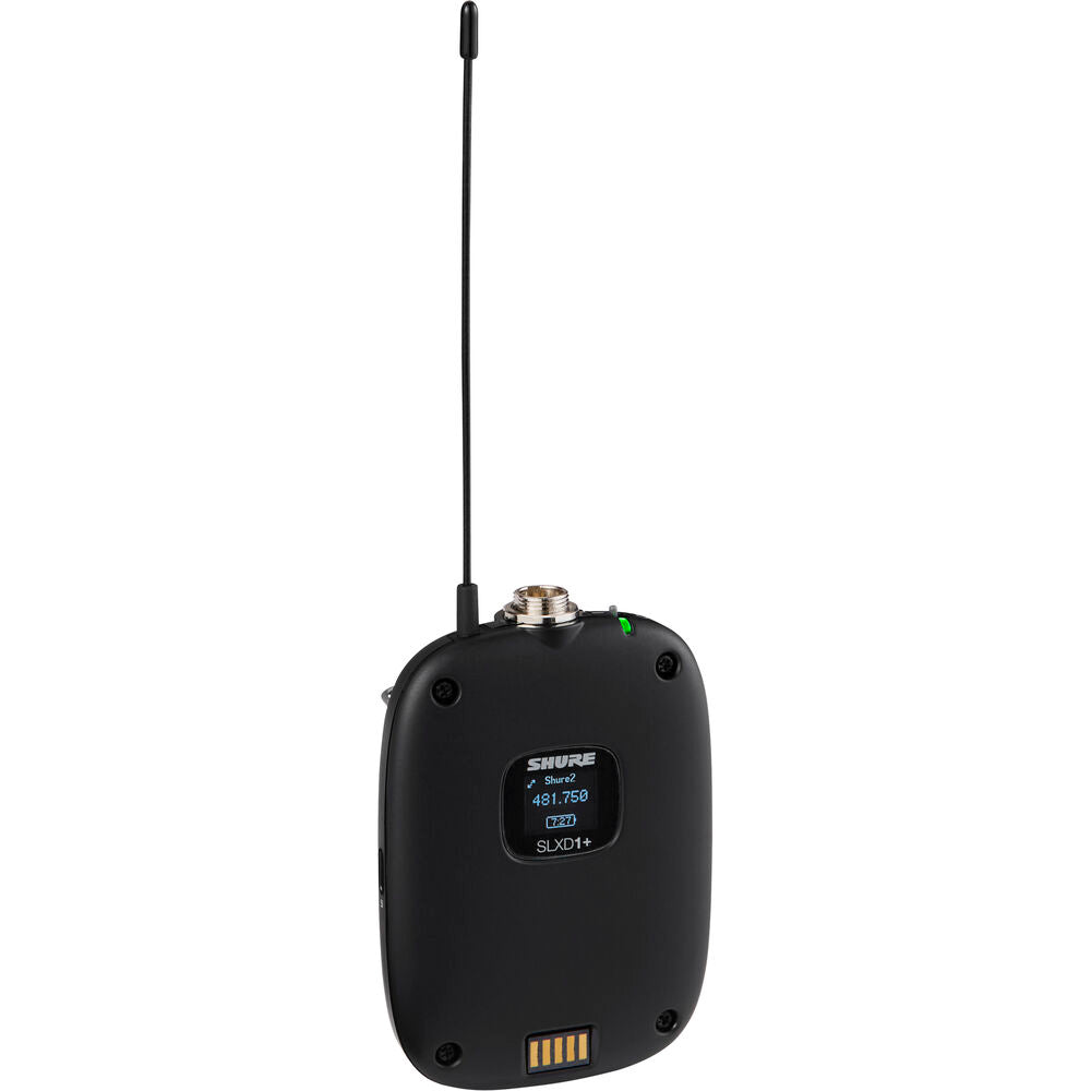 Shure SLXD1+=-G57 SLXD1+ Digital Wireless Bodypack Transmitter (G57: 470 to 608 MHz) Microphnes Shure